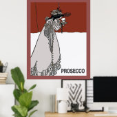 Prosecco-Posters Poster (Thuiskantoor)