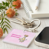 Prosecco Prinses Sleutelhanger (Voorkant Rechts)
