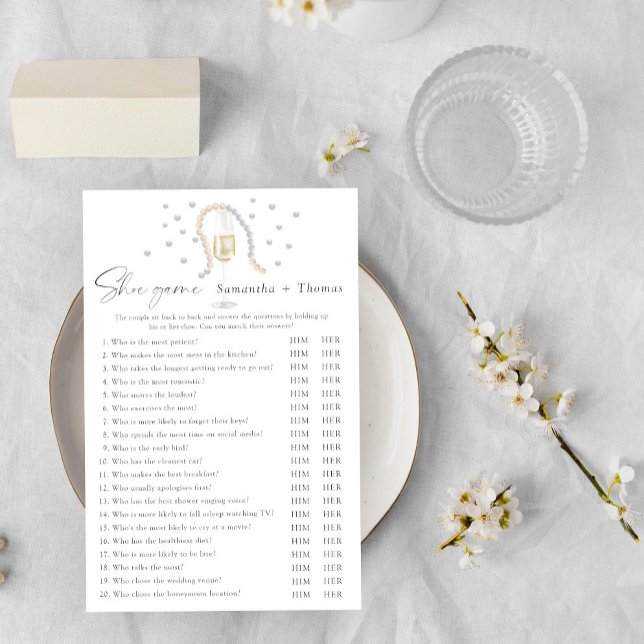 Prosecco Schoen spel vrijgezellenfeest spel (Creator heeft geüpload)