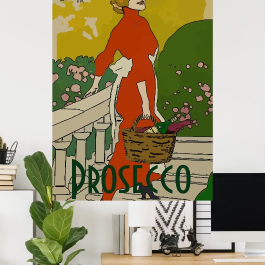 Prosecco, thuislevering poster (Thuiskantoor)