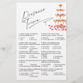 Prosecco Trivia Fuchsia Petals Vrijgezellenfeest s (Voorkant)