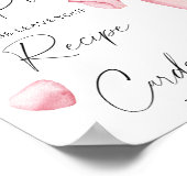 Prosecco - Uw receptkaart hier Poster (Hoek)