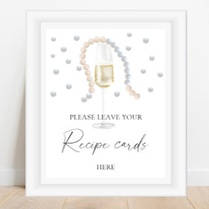 Prosecco - Uw receptkaart hier Poster