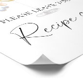 Prosecco - Uw receptkaart hier Poster (Hoek)