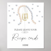 Prosecco - Uw receptkaart hier Poster (Voorkant)