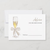 Prosecco Vrijgezellenfeest Advies voor de Bruid Ka Kaart (Voorkant)