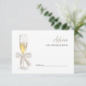 Prosecco Vrijgezellenfeest Advies voor de Bruid Ka Kaart (Staand voorkant)