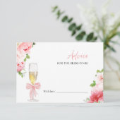 Prosecco Vrijgezellenfeest Advies voor de Bruid Ka Kaart (Staand voorkant)