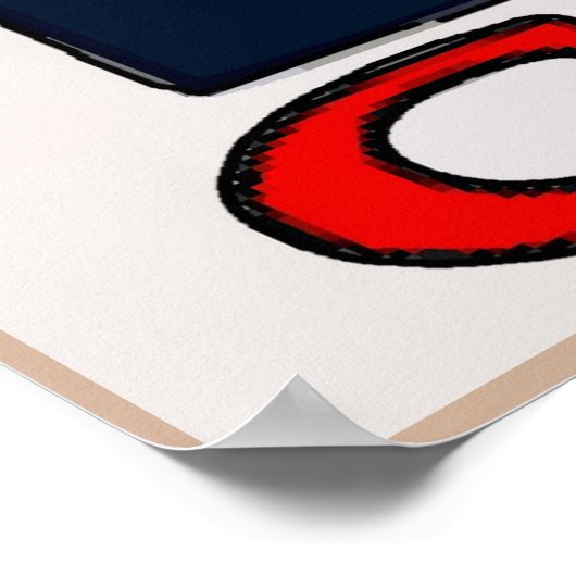 Prosecco, Vrouw met glas Poster (Hoek)