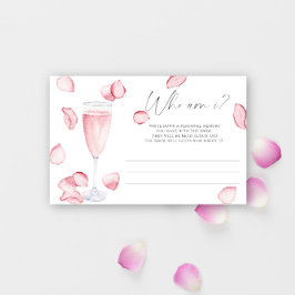 Prosecco - Wie ben ik bruidsfeest spel Briefpapier