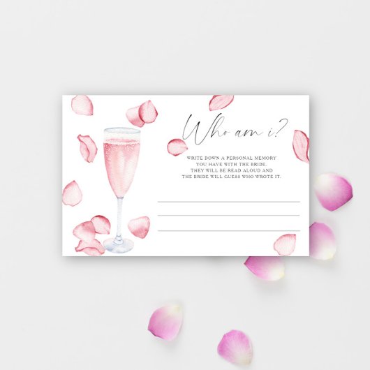Prosecco - Wie ben ik bruidsfeest spel Briefpapier