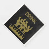 Prosecco wijn drinkers servet (Hoek)