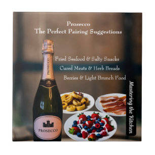 Prosecco Wijncombinatie Gids/De Keuken Meester Tegeltje
