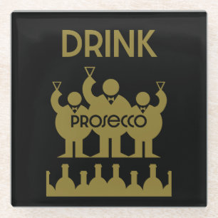 Prosecco Wijndrinkers Glazen Onderzetter