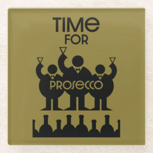 Prosecco Wijndrinkers Glazen Onderzetter