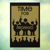 Prosecco Wijndrinkers Raamsticker (Vel 3)