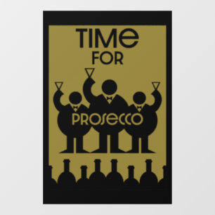 Prosecco Wijndrinkers Raamsticker