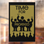 Prosecco Wijndrinkers Raamsticker (Vel 2)
