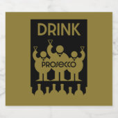 Prosecco Wijndrinkers Sparkling Wijnetiket (Enkel label)