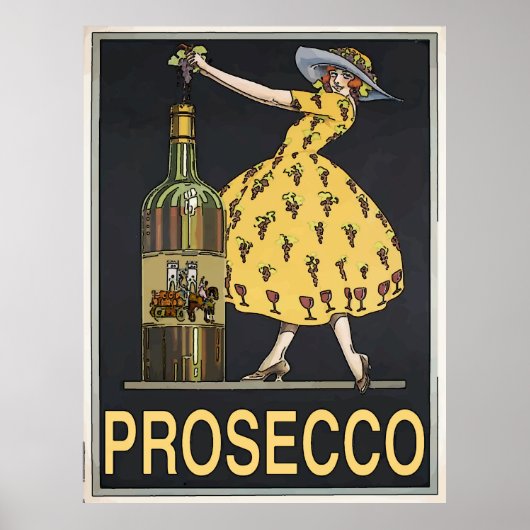 Prosecco-wijngaard Poster (Voorkant)