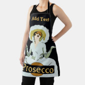Prosecco Wine Design tekst toevoegen, Schort (Insitu)