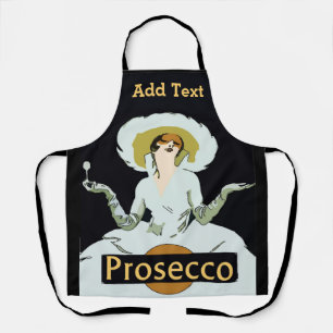 Prosecco Wine Design tekst toevoegen, Schort
