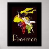 Prosecco Wine Maid Lady Posters (Voorkant)