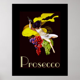 Prosecco Wine Maid  Lady Posters