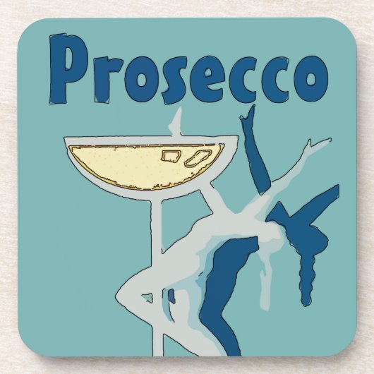 Prosecco Wine Onderzetter (Voorkant)