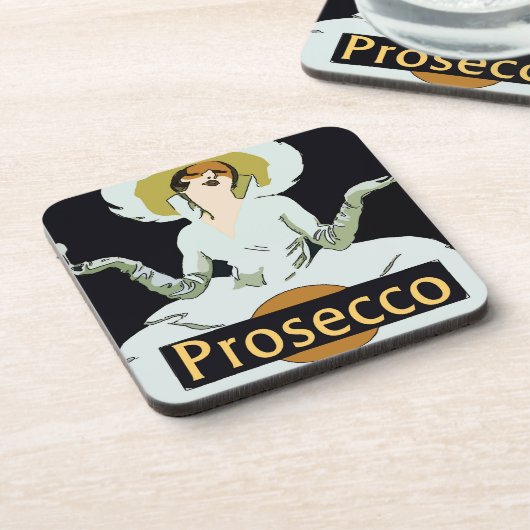 Prosecco Wine Onderzetter (Linkerzijde)