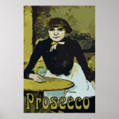 Prosecco Woman Poster (Voorkant)