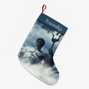 Proseidon Greek God Mythology Kerstfeestdag Kleine Kerstsok