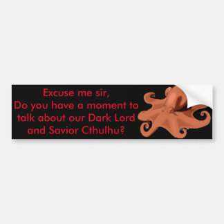 Proselytize voor Cthulhu Bumpersticker