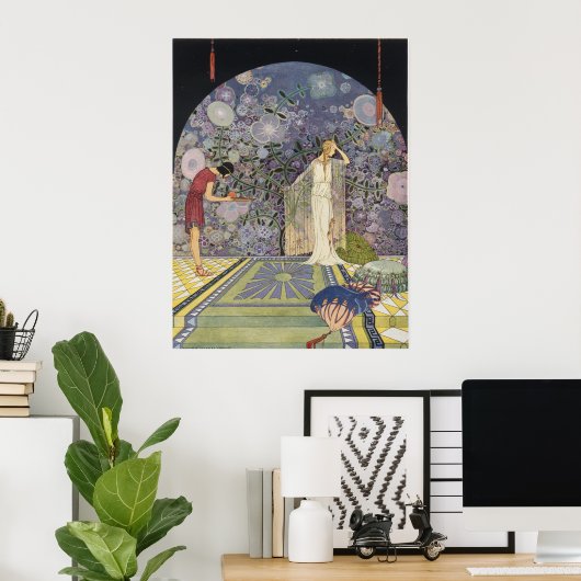 Proserpina in Pluto's Palace Poster (Thuiskantoor)