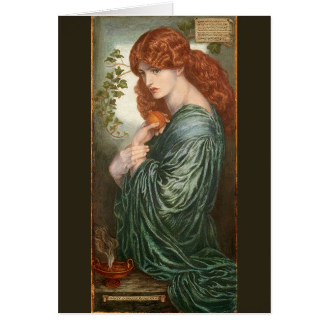 Proserpine door Dante Gabriel Rossetti (Voorkant)