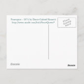 Proserpine door Dante Gabriel Rossetti Briefkaart (Achterkant)