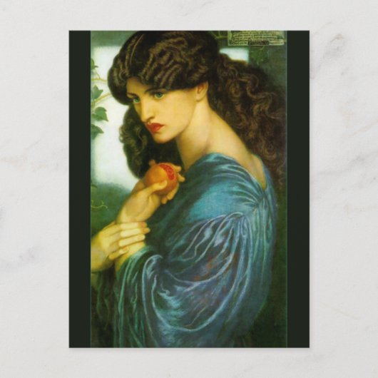 Proserpine door Dante Gabriel Rossetti Briefkaart (Voorkant)