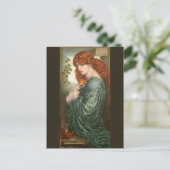 Proserpine door Dante Gabriel Rossetti Briefkaart (Staand voorkant)