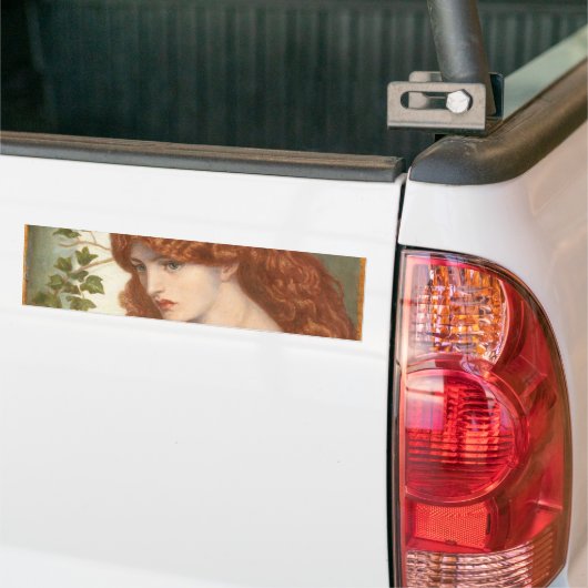 Proserpine door Dante Gabriel Rossetti Bumpersticker (Op Truck)
