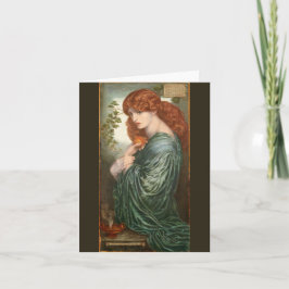Proserpine door Dante Gabriel Rossetti Kaart