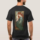 Proserpine door Dante Gabriel Rossetti T-shirt (Achterkant)