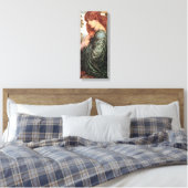 Proserpine Pre Raphaelite Woman Canvas Afdruk (Insitu (Slaapkamer))