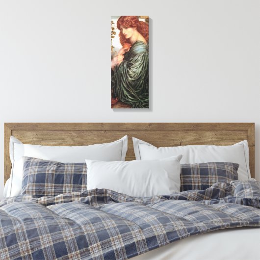 Proserpine Pre Raphaelite Woman Canvas Afdruk (Insitu (Slaapkamer))