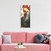 Proserpine Pre Raphaelite Woman Canvas Afdruk (Insitu (Woonkamer))