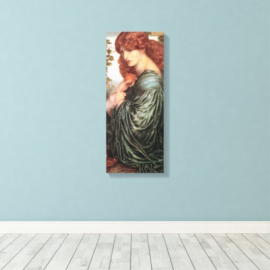 Proserpine Pre Raphaelite Woman Canvas Afdruk (Insitu (Houten vloer))