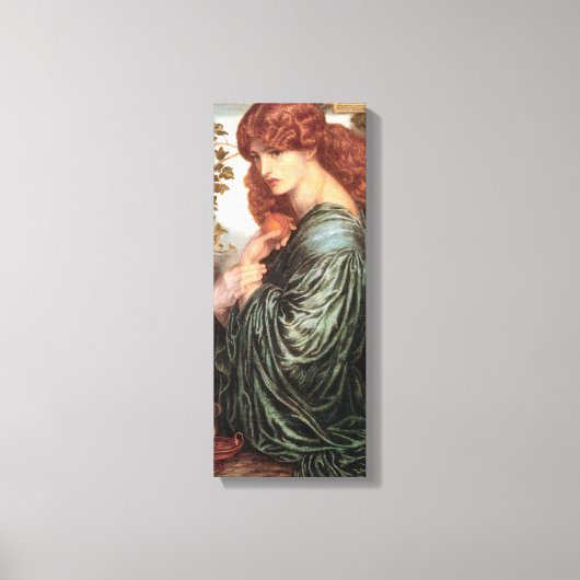 Proserpine Pre Raphaelite Woman Canvas Afdruk (Voorkant)