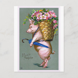 "Prosit Neujahr" Duits Briefkaart