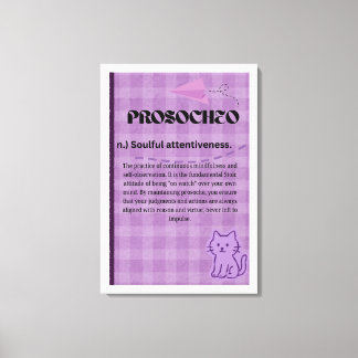 Prosocheo Canvas Afdruk