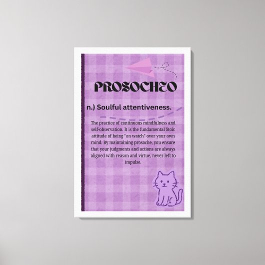 Prosocheo Canvas Afdruk (Voorkant)