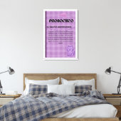 Prosocheo Canvas Afdruk (Insitu (Slaapkamer))